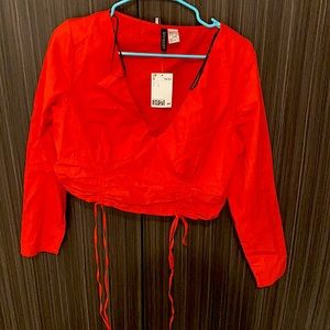 New Orange blouse. Cotton.